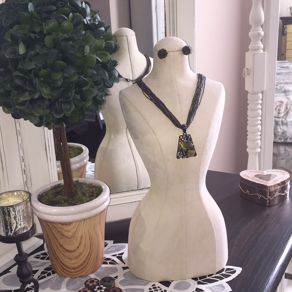 Vintage Necklace and Earrings